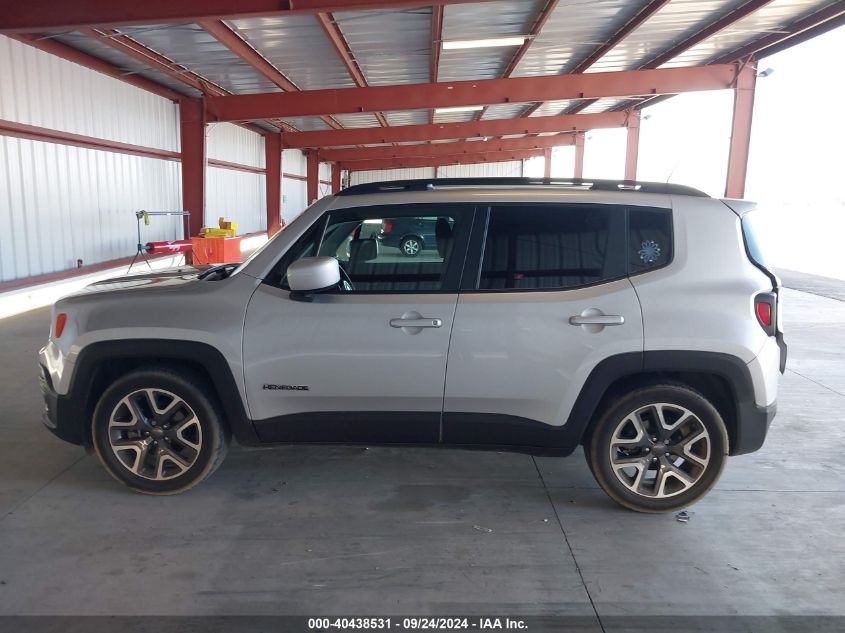 2018 Jeep Renegade Latitude Fwd VIN: ZACCJABH8JPH56741 Lot: 40438531