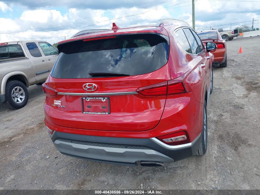 2019 Hyundai Santa Fe Ultimate VIN: 5NMS53AD9KH062142 Lot: 40438556