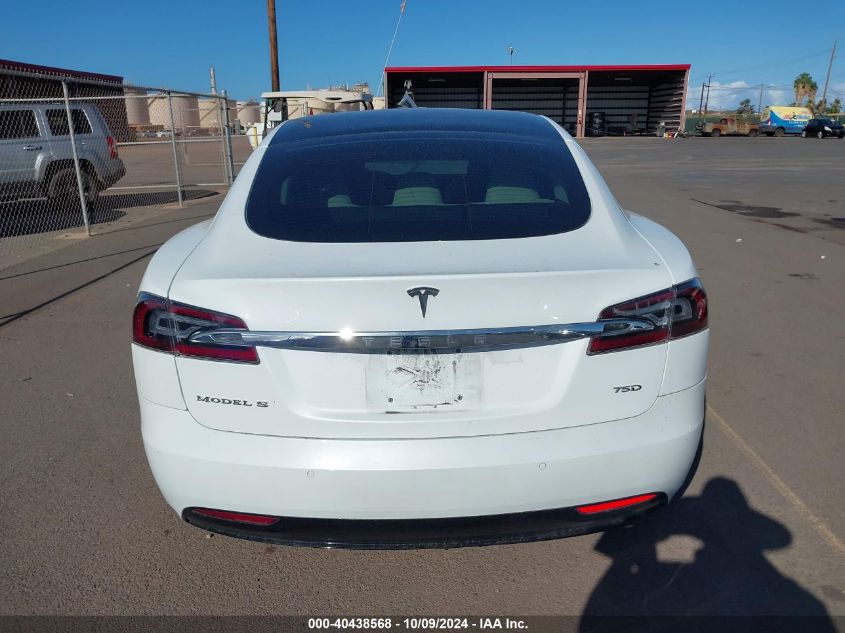 2018 Tesla Model S VIN: 5YJSA1E2XJF285606 Lot: 40438568