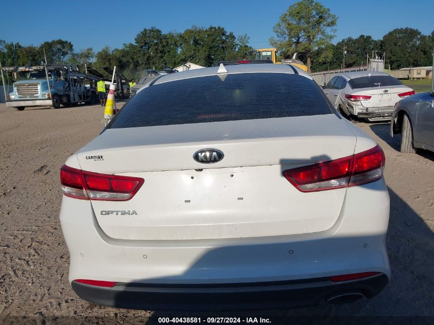 2018 Kia Optima Lx VIN: 5XXGT4L38JG252579 Lot: 40438581