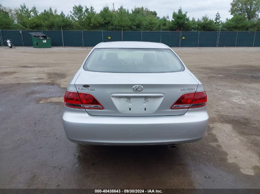 2005 Lexus Es 330 VIN: JTHBA30G455120137 Lot: 40438643