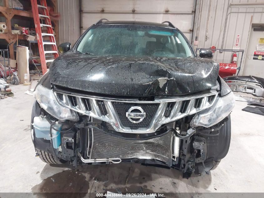 2010 Nissan Murano S/Sl/Le VIN: JN8AZ1MW2AW130637 Lot: 40438660