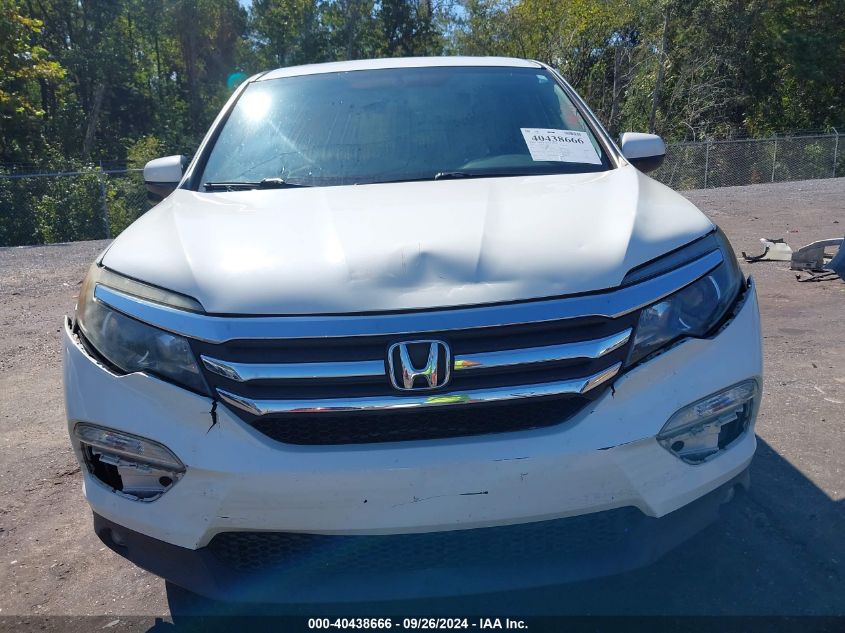 2017 Honda Pilot Exl VIN: 5FNYF5H56HB036027 Lot: 40438666