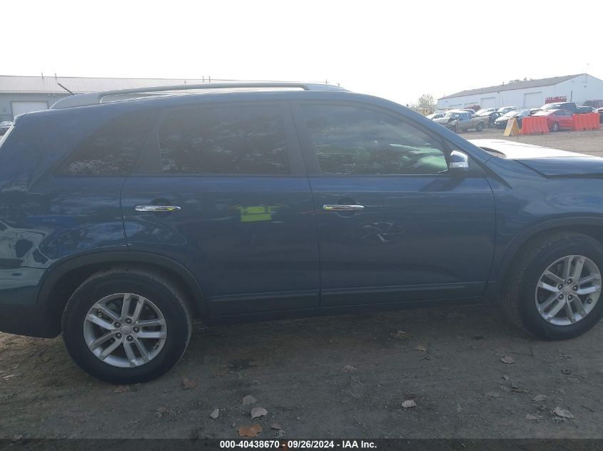 2014 Kia Sorento Lx VIN: 5XYKT4A6XEG510139 Lot: 40438670