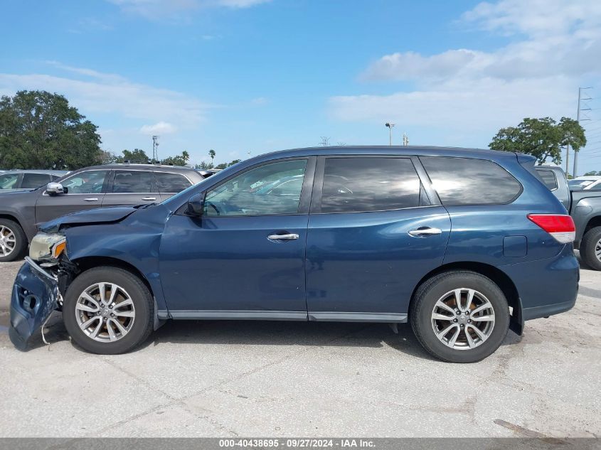 2013 Nissan Pathfinder S VIN: 5N1AR2MNXDC641331 Lot: 40438695