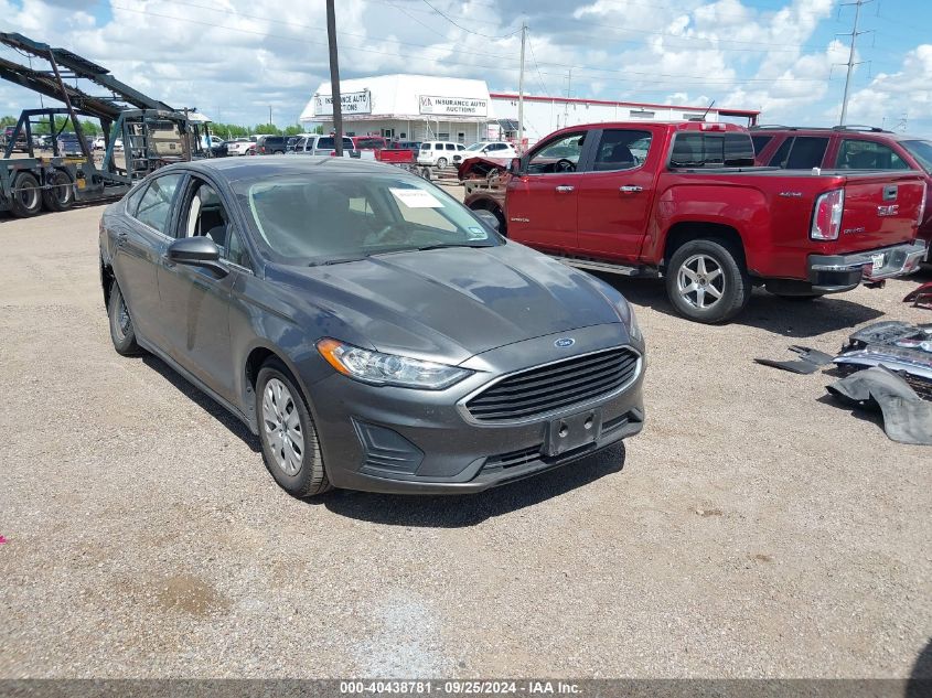 2020 FORD FUSION S - 3FA6P0G79LR188097