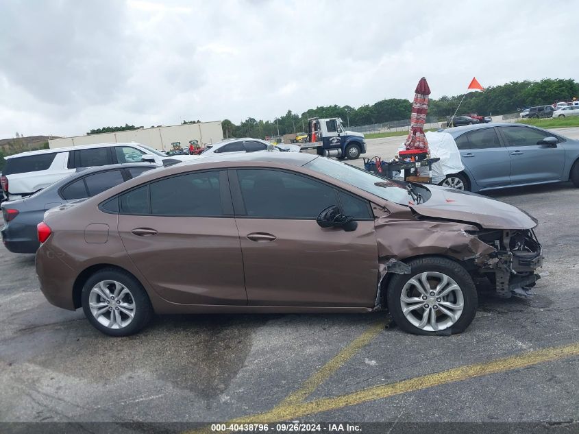 2019 Chevrolet Cruze Ls VIN: 1G1BC5SM3K7122013 Lot: 40438796