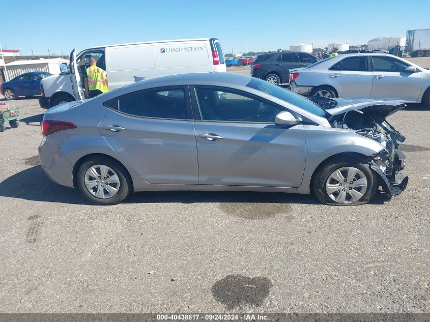 2016 Hyundai Elantra Se VIN: 5NPDH4AE4GH756763 Lot: 40438817