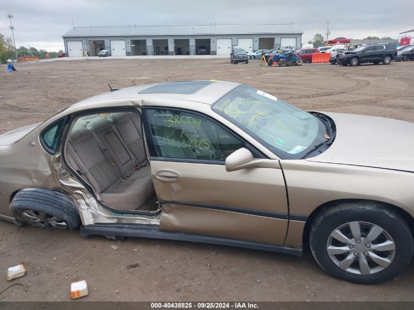 2005 Chevrolet Impala VIN: 2G1WF52E359385784 Lot: 40438825