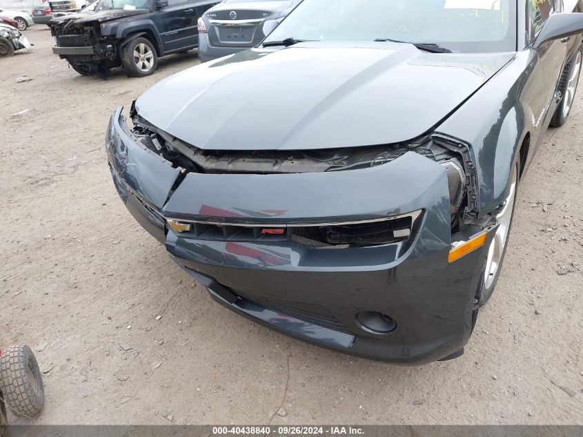 2015 Chevrolet Camaro 2Lt VIN: 2G1FF1E37F9303835 Lot: 40438840