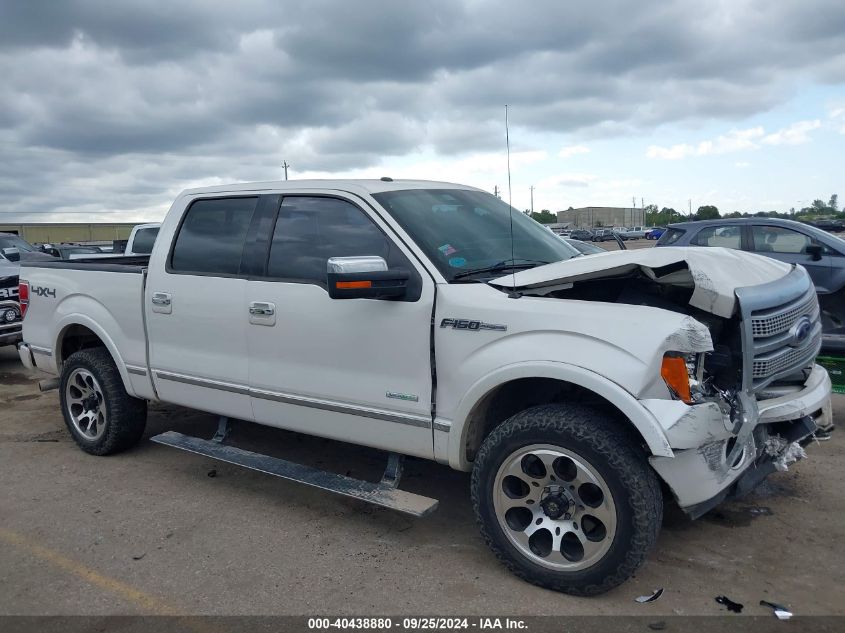 2012 Ford F-150 Platinum VIN: 1FTFW1ET2CFC94259 Lot: 40438880