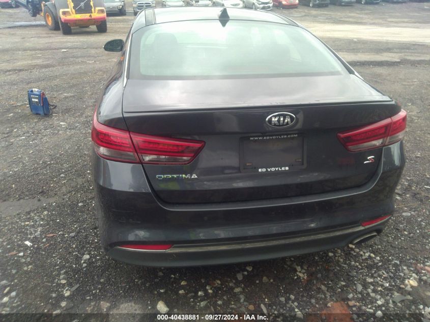 2018 Kia Optima S VIN: 5XXGT4L37JG242111 Lot: 40438881