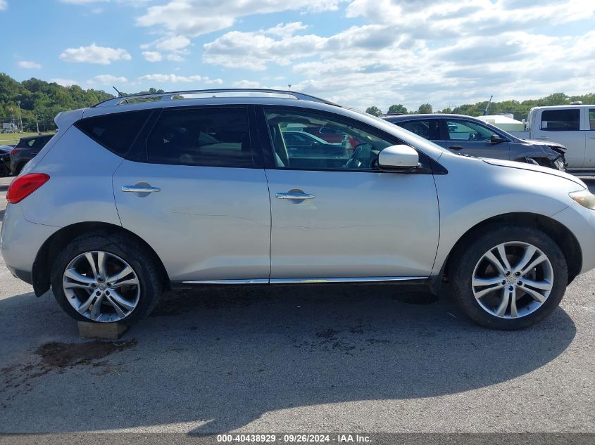 2009 Nissan Murano Le VIN: JN8AZ18W99W157288 Lot: 40438929