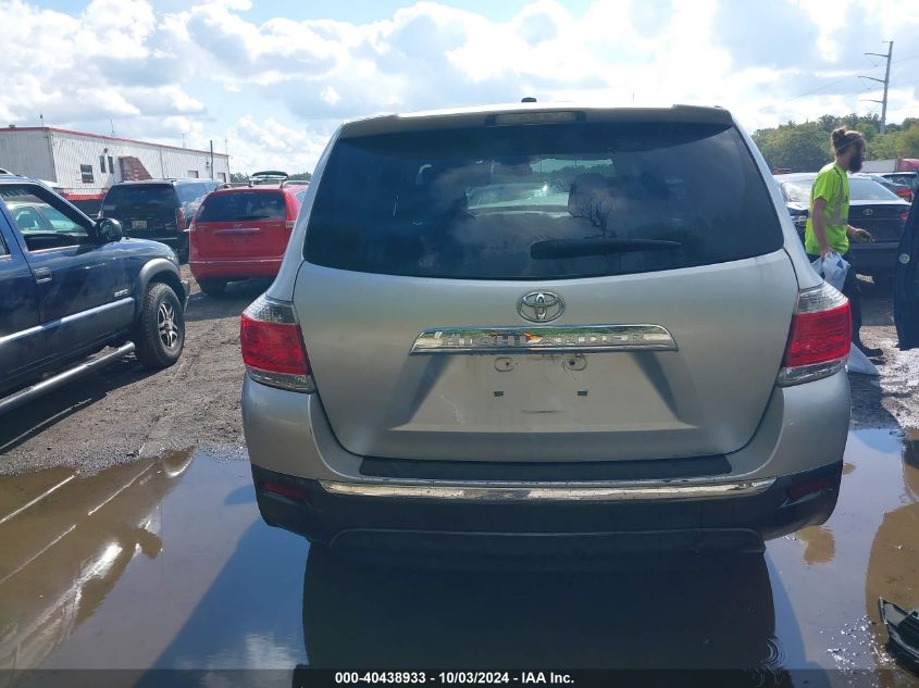 2012 Toyota Highlander VIN: 5TDZA3EHXCS018852 Lot: 40438933