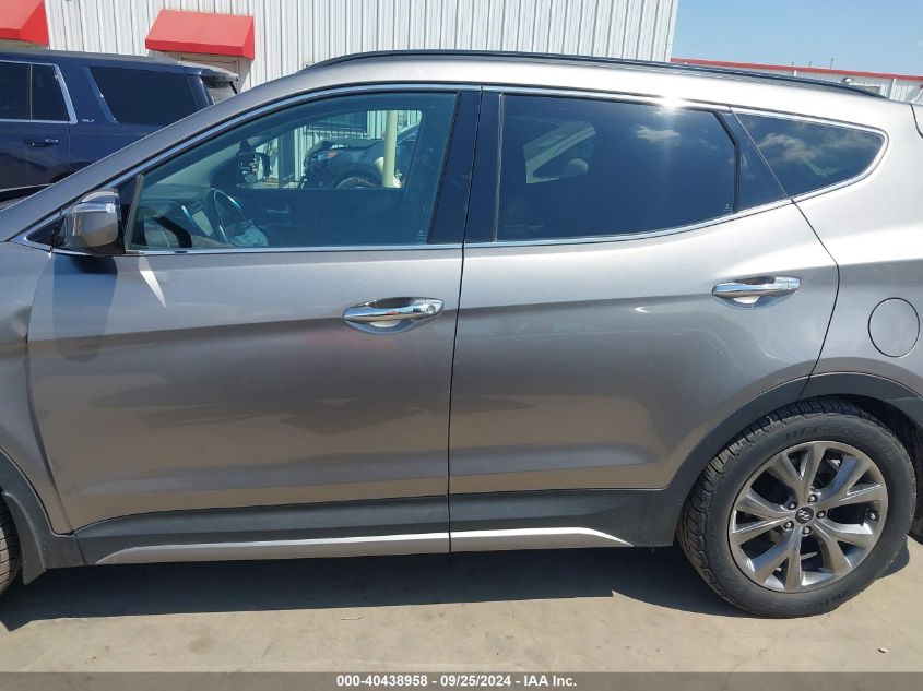 2017 Hyundai Santa Fe Sport 2.0T Ultimate VIN: 5XYZW4LA7HG481257 Lot: 40438958