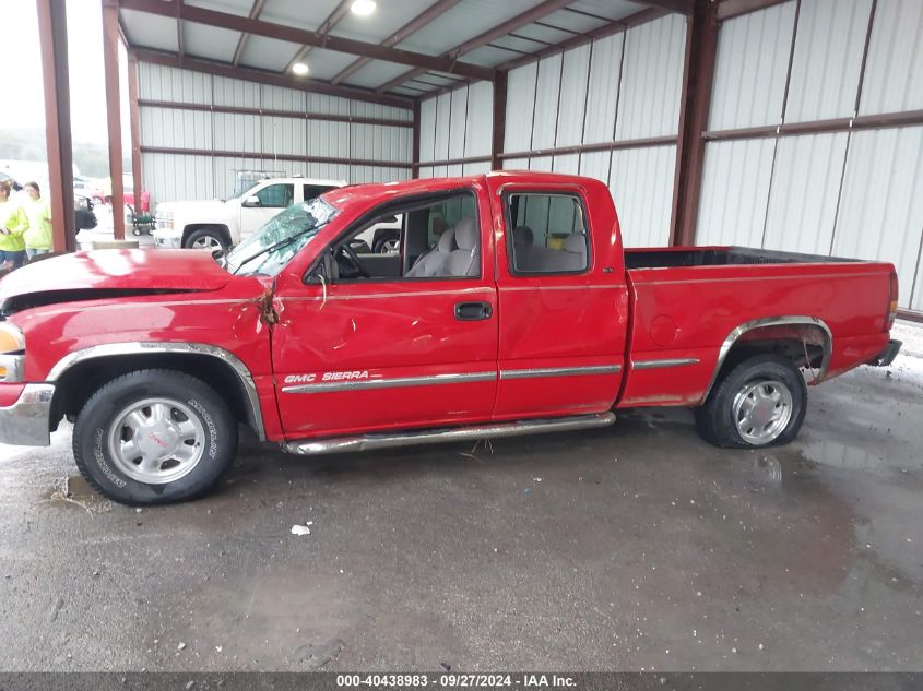 2000 GMC Sierra 1500 Sle VIN: 1GTEC19T9YZ155105 Lot: 40438983