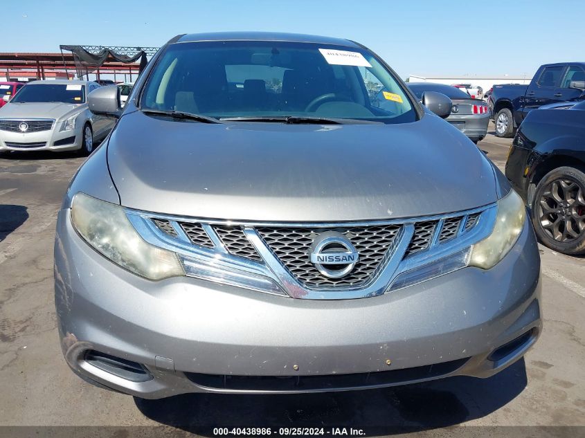 2012 Nissan Murano S VIN: JN8AZ1MU7CW116346 Lot: 40438986