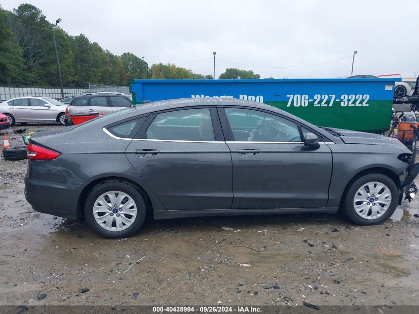 2019 FORD FUSION S - 3FA6P0G77KR126972