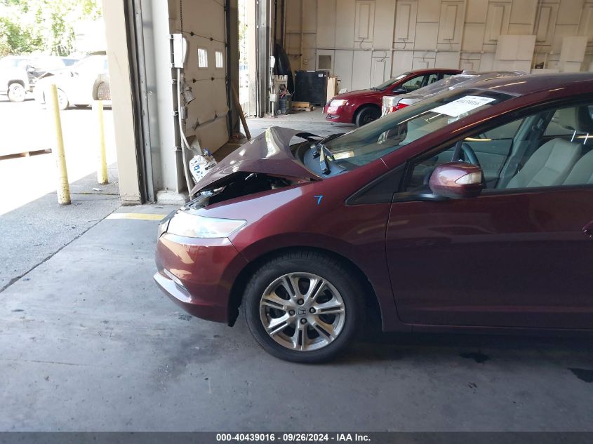 2011 Honda Insight Ex VIN: JHMZE2H73BS011134 Lot: 40439016