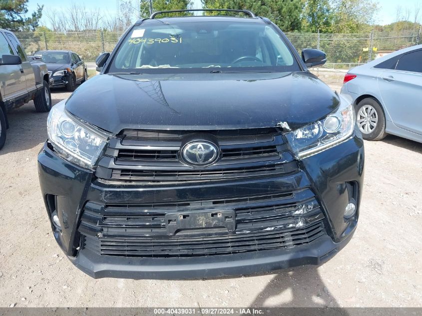 2017 Toyota Highlander Se VIN: 5TDJZRFH6HS391613 Lot: 40439031