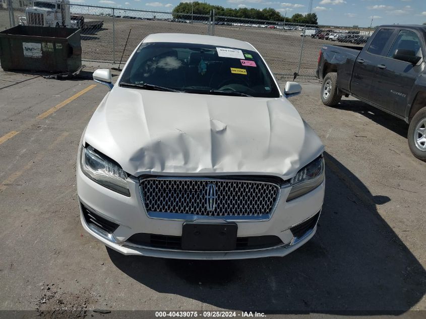 2017 Lincoln Mkz Hybrid Premiere VIN: 3LN6L5KU1HR638831 Lot: 40439075