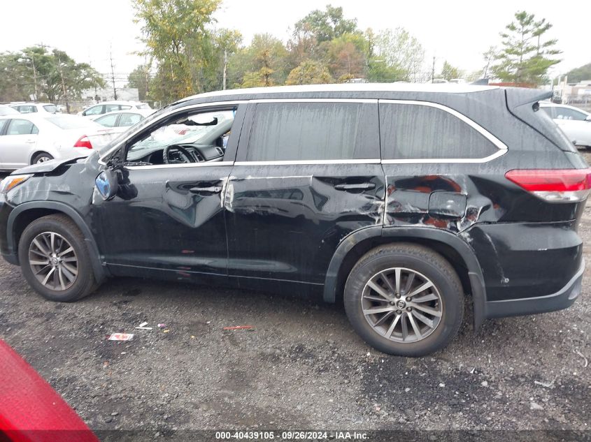 2017 Toyota Highlander Se/Xle VIN: 5TDJZRFH4HS395367 Lot: 40439105