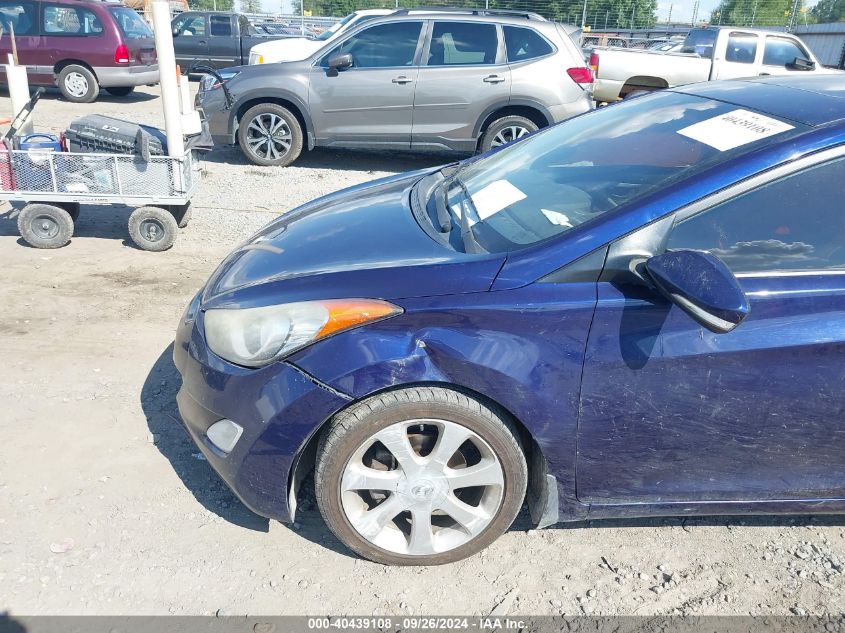 2013 Hyundai Elantra Limited VIN: 5NPDH4AE0DH412438 Lot: 40439108