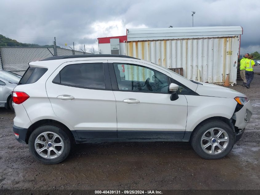 2019 Ford Ecosport Se VIN: MAJ6S3GL8KC280599 Lot: 40439131