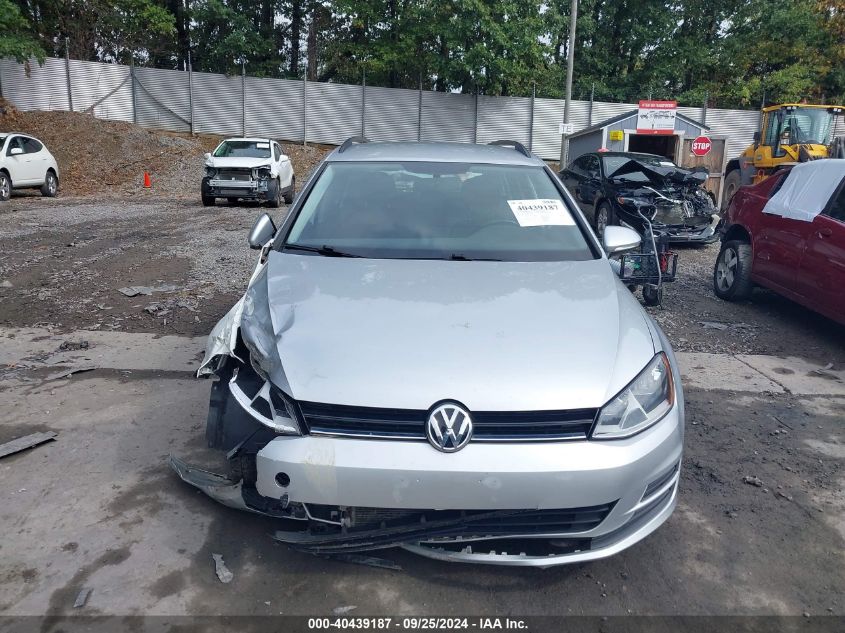 2017 Volkswagen Golf Sportwagen Tsi S VIN: 3VWA17AU7HM505390 Lot: 40439187