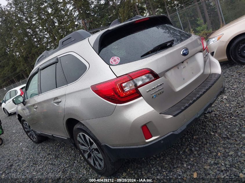 2017 Subaru Outback 2.5I Limited VIN: 4S4BSANCXH3364248 Lot: 40439212