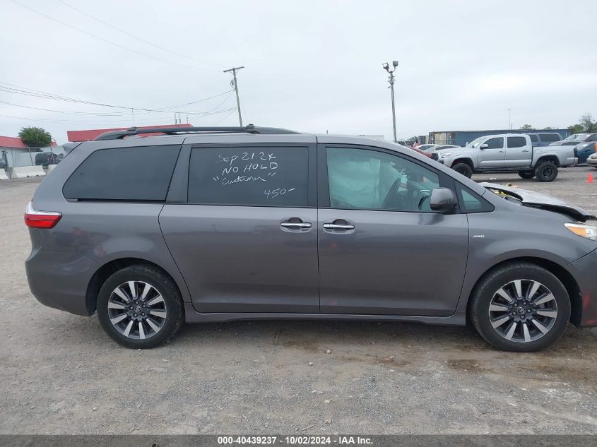 2019 Toyota Sienna Xle 7 Passenger VIN: 5TDDZ3DC9KS212974 Lot: 40439237