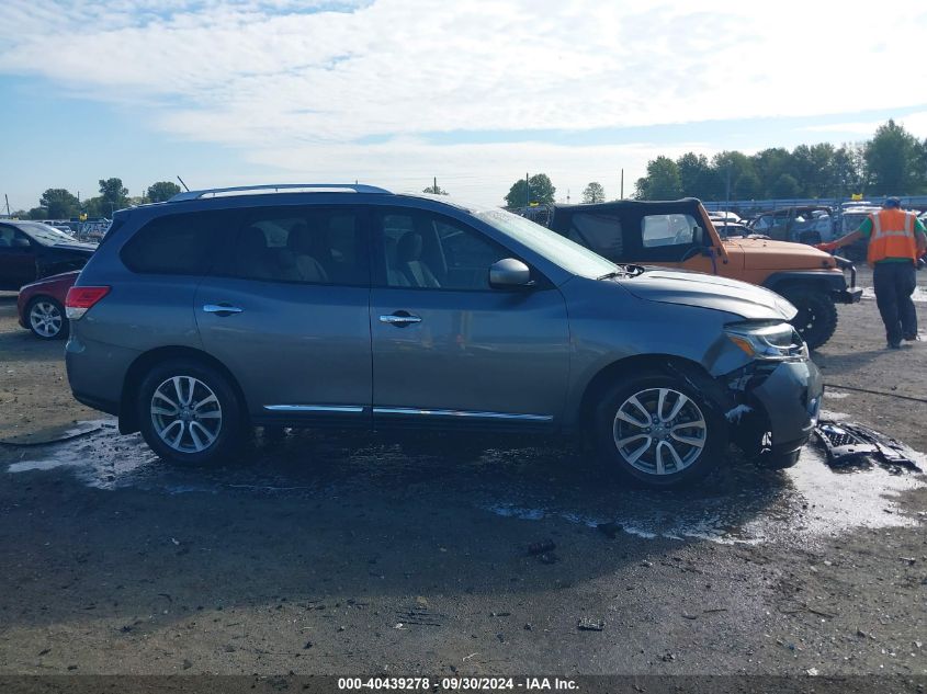 2015 Nissan Pathfinder Sl VIN: 5N1AR2MN1FC615011 Lot: 40439278