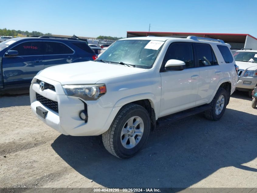 VIN JTEZU5JR8G5123690 2016 Toyota 4runner, SR5 no.2