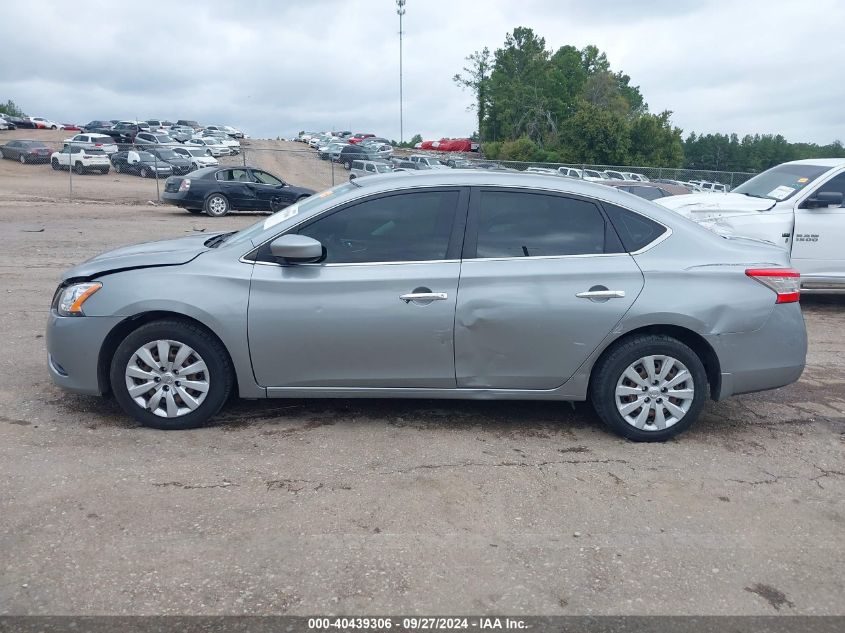 2014 Nissan Sentra S VIN: 3N1AB7AP7EY318698 Lot: 40439306