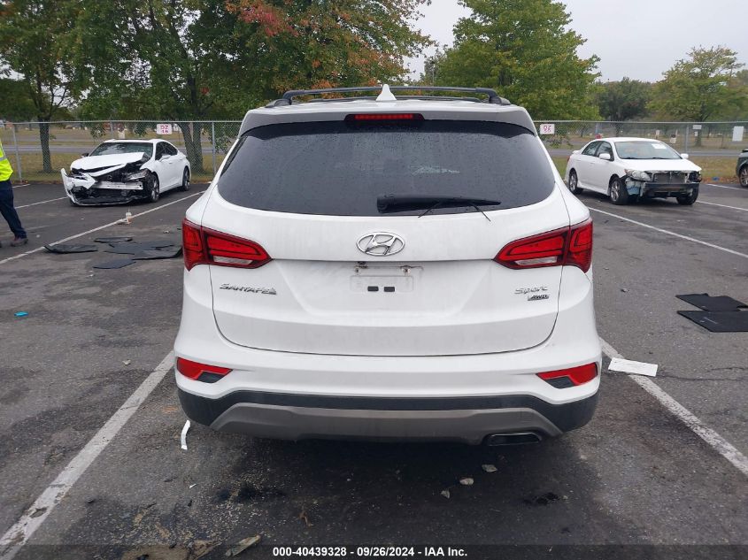 2017 Hyundai Santa Fe Sport VIN: 5XYZUDLBXHG409192 Lot: 40439328