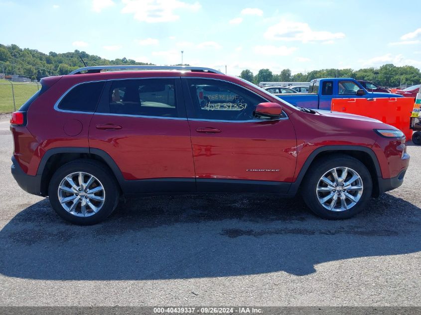 2015 Jeep Cherokee Limited VIN: 1C4PJMDS4FW665018 Lot: 40439337