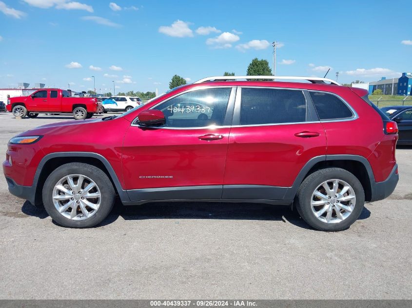 2015 Jeep Cherokee Limited VIN: 1C4PJMDS4FW665018 Lot: 40439337