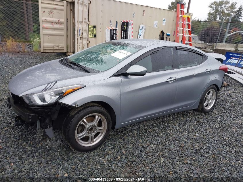 2016 Hyundai Elantra Se VIN: 5NPDH4AE8GH782380 Lot: 40439339