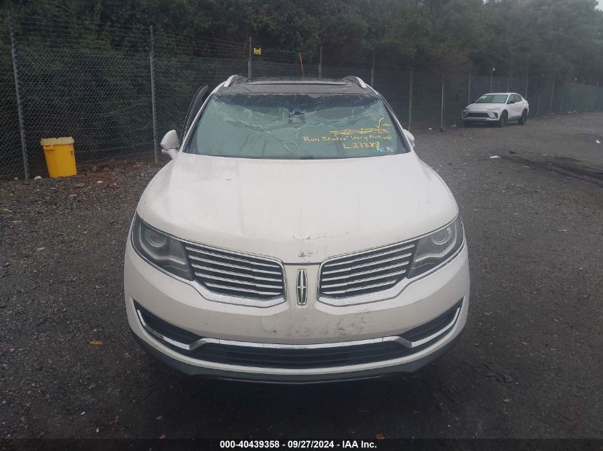 2LMTJ8LR3GBL27388 2016 Lincoln Mkx Reserve