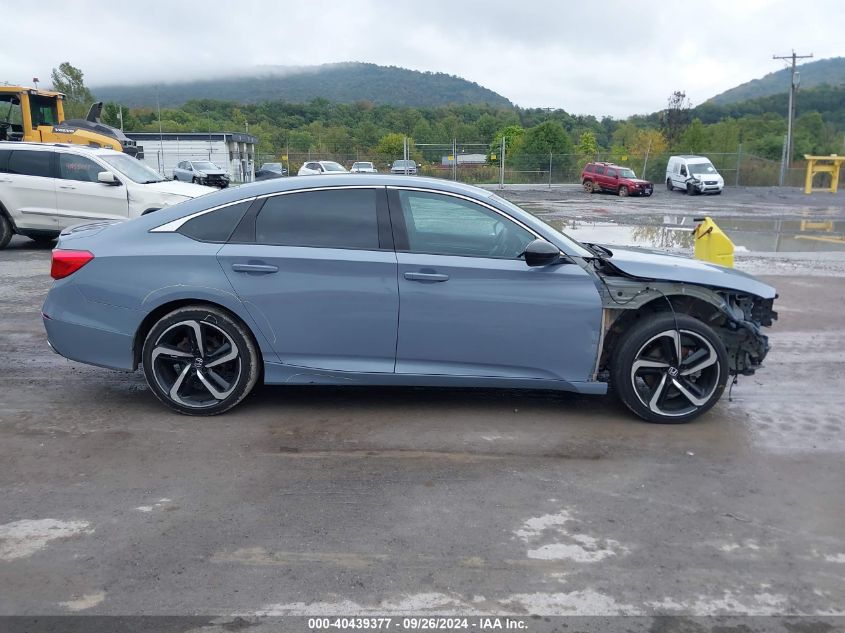 2022 Honda Accord Sport VIN: 1HGCV1F39NA007778 Lot: 40439377