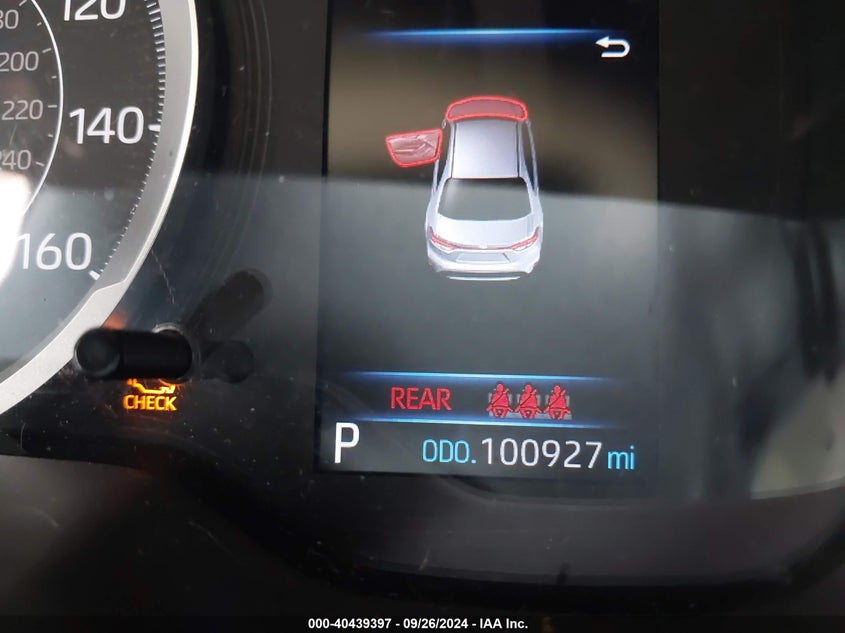VIN 5YFEPMAE4MP184129 2021 TOYOTA COROLLA LE