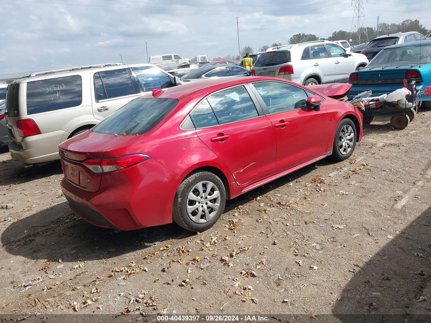 VIN 5YFEPMAE4MP184129 2021 TOYOTA COROLLA LE