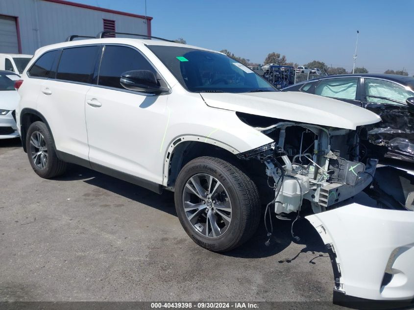 2019 Toyota Highlander Le/Le Plus VIN: 5TDZZRFH2KS360689 Lot: 40439398