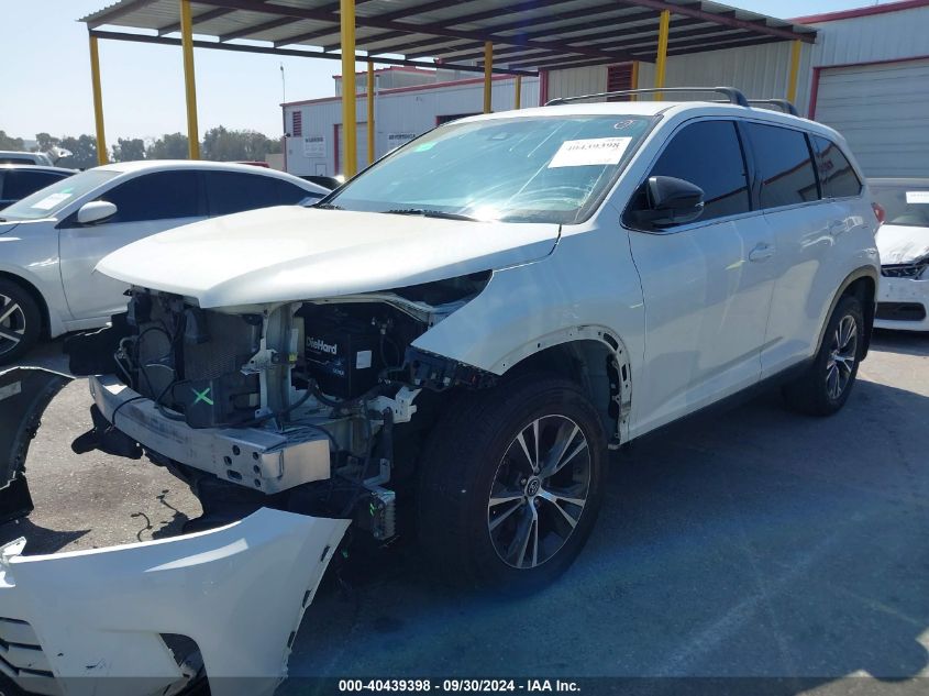 2019 Toyota Highlander Le/Le Plus VIN: 5TDZZRFH2KS360689 Lot: 40439398