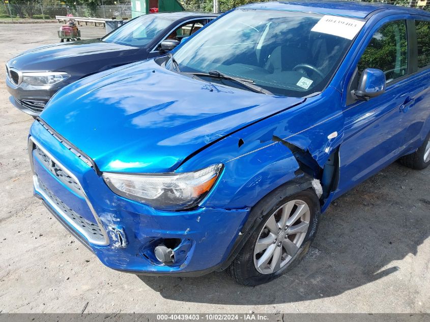 2015 Mitsubishi Outlander Sport Es VIN: 4A4AP3AU7FE054144 Lot: 40439403