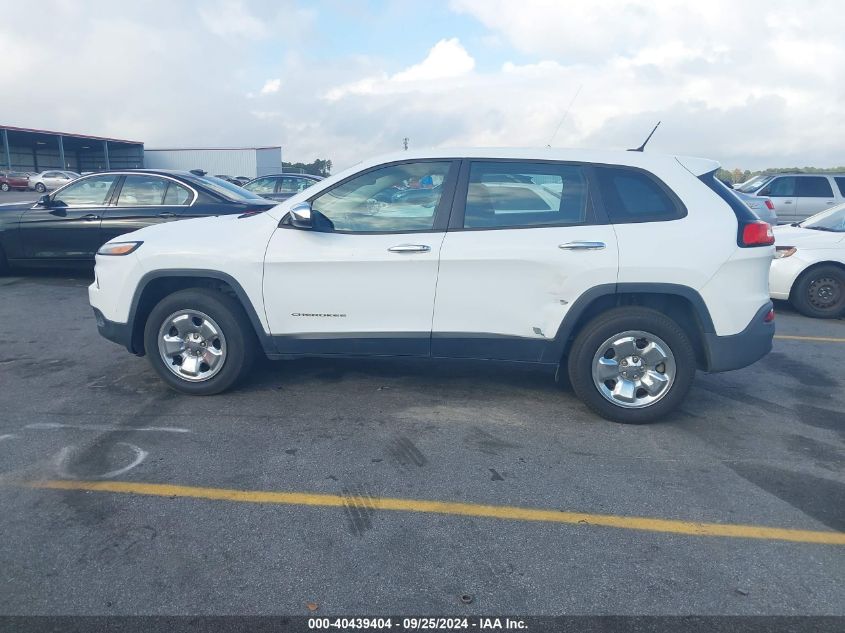 2017 Jeep Cherokee Sport 4X4 VIN: 1C4PJMAB5HW604865 Lot: 40439404