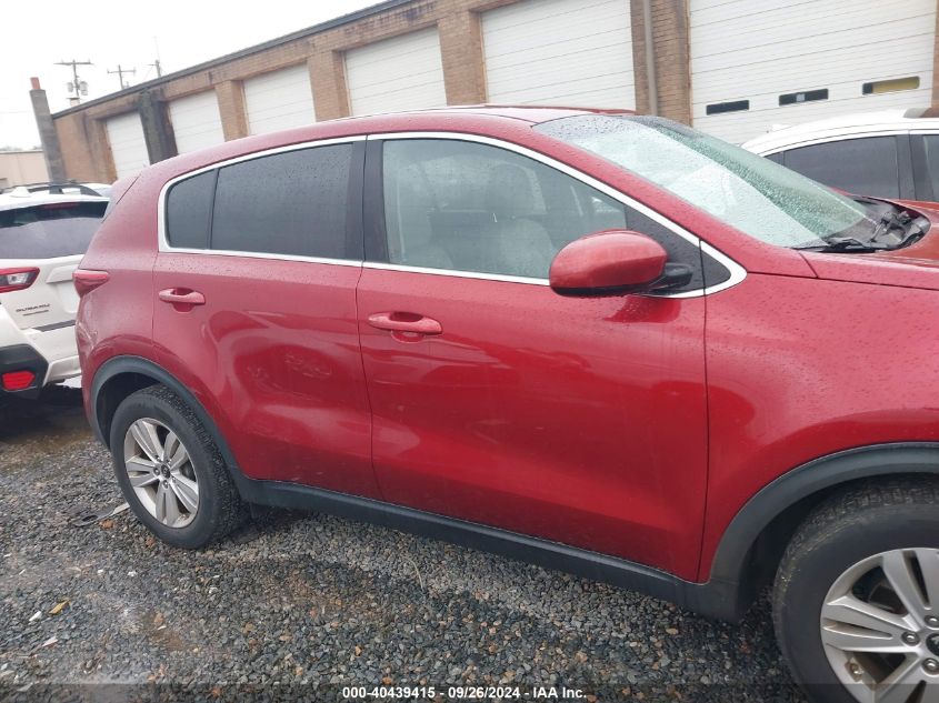 2017 Kia Sportage Lx VIN: KNDPM3AC6H7213180 Lot: 40439415