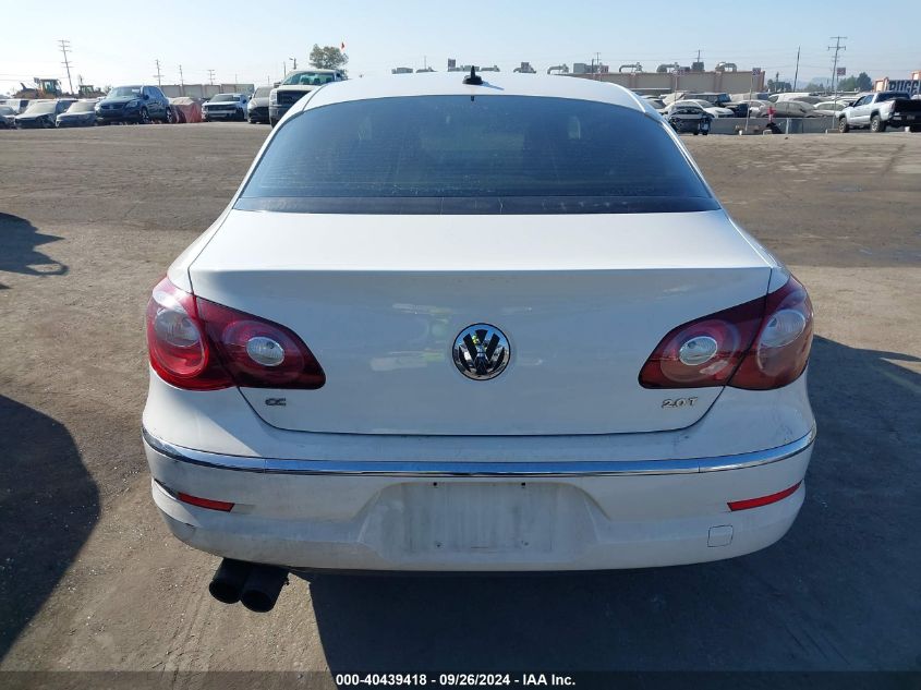 2012 Volkswagen Cc Sport/R-Line VIN: WVWMP7AN8CE510247 Lot: 40439418