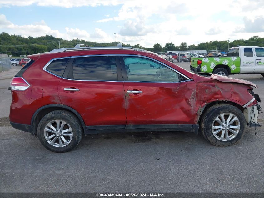 2016 Nissan Rogue S/Sl/Sv VIN: 5N1AT2MV6GC821153 Lot: 40439434