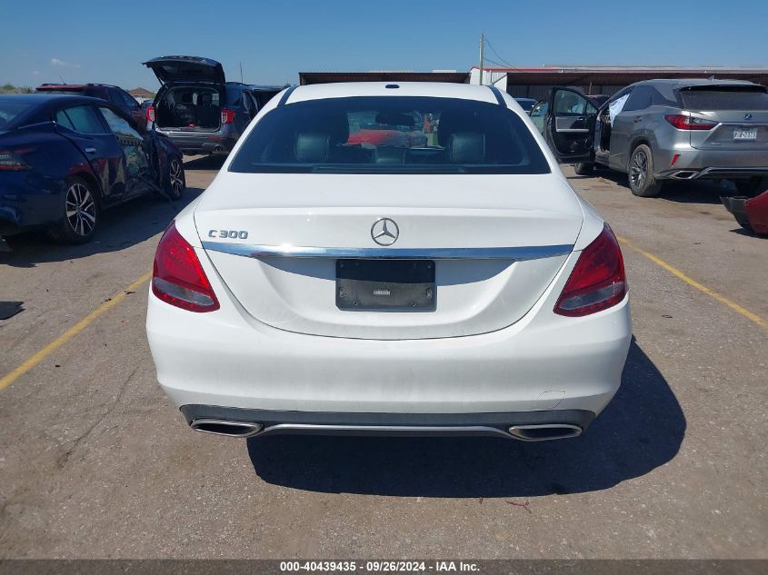 2018 Mercedes-Benz C 300 300 VIN: 55SWF4JB8JU248983 Lot: 40439435